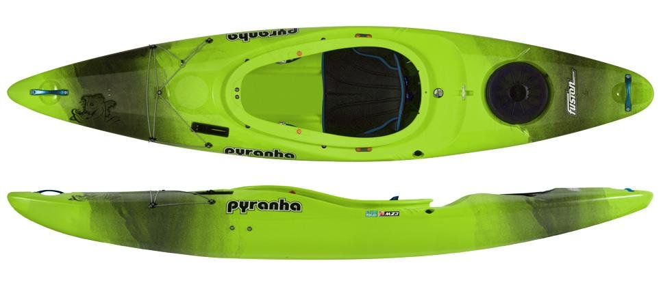 Kayak Pyranha Fusion II  - Color: Smoking Gecko (Verde/Negro)