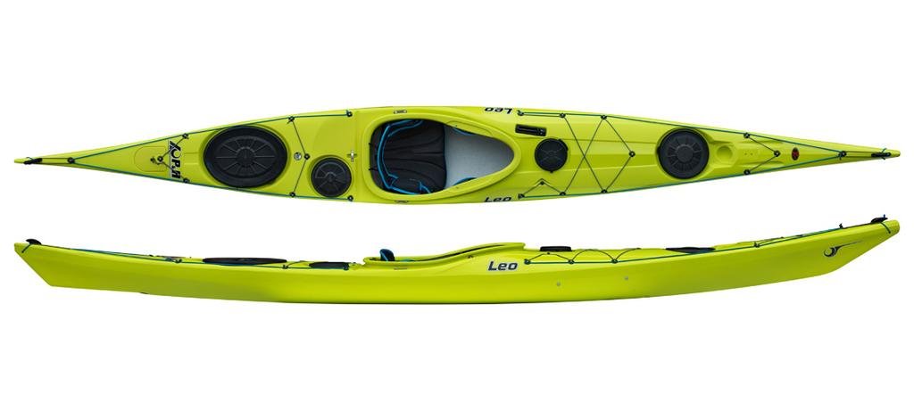 Kayak Leo HV - Material: Plastico MZ3, Control: Skeg, Color: Verde