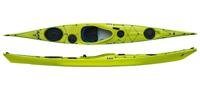 Miniatura Kayak Leo HV - Material: Plastico MZ3, Control: Skeg, Color: Verde