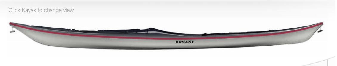 Kayak Romany Classic 50/50 Fiberglass/Carbon  w/Skeg