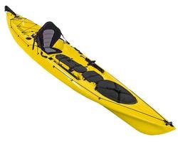 Miniatura Kayak de Pesca Dace Pro 14 Angler - Color: Amarillo