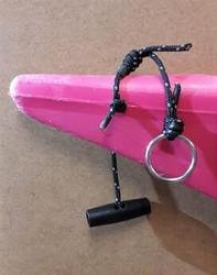 Miniatura Cuerda Toggle Replacement Cord + Ring